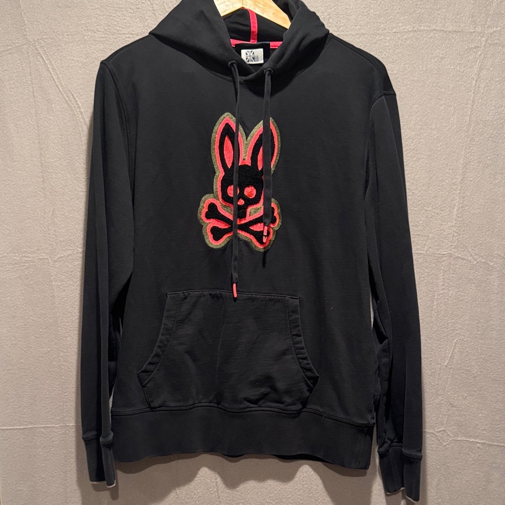 Psycho Bunny Black and PinkHoodie
